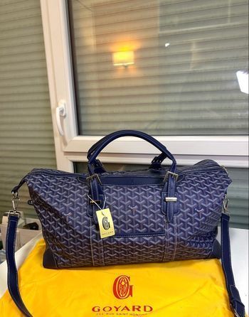 Sac de voyage Goyard Boeing 55 bleu