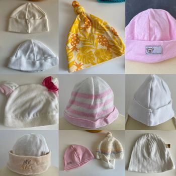 Bonnet naissance bébé