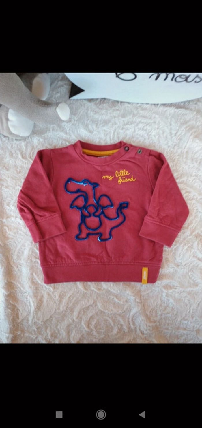 Pull sweat Garçon 6 mois Dragon My Little Friend Liberto - photo numéro 2