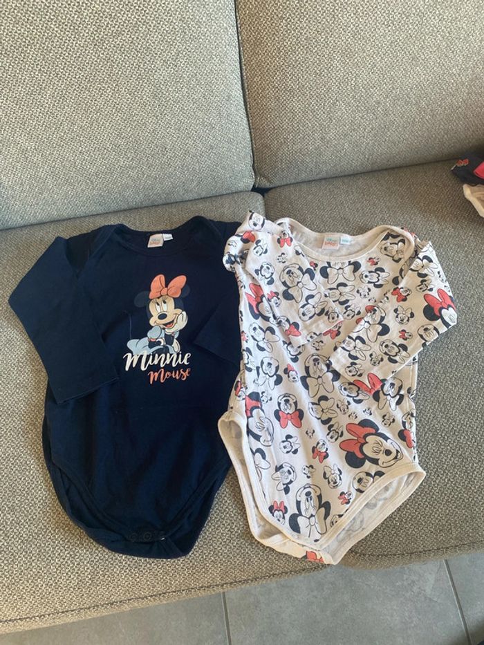 2 bodies fille mini Disney 36 mois