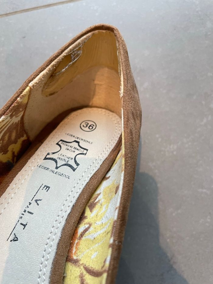 Chaussures hiver chic talons compensés suédine - photo numéro 3