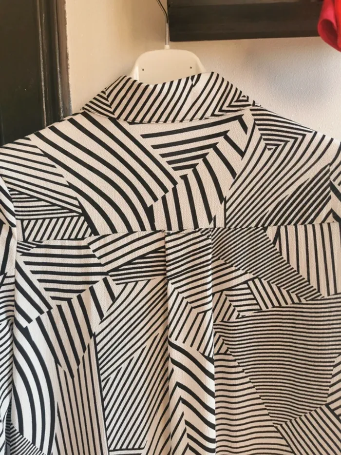 Robe chemise motifs graphique. - photo numéro 5