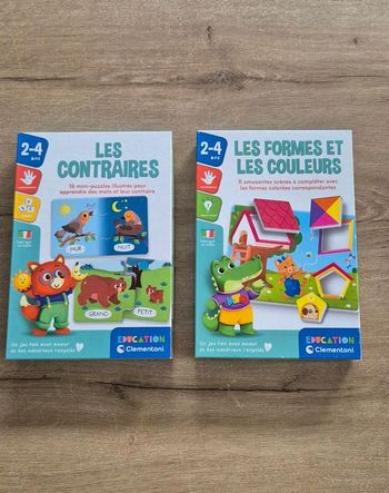 Lot jeux d'apprentissage Clementoni