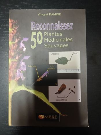 Livre Reconnaissez 50 plantes médicinales sauvages Vincent Damine 
