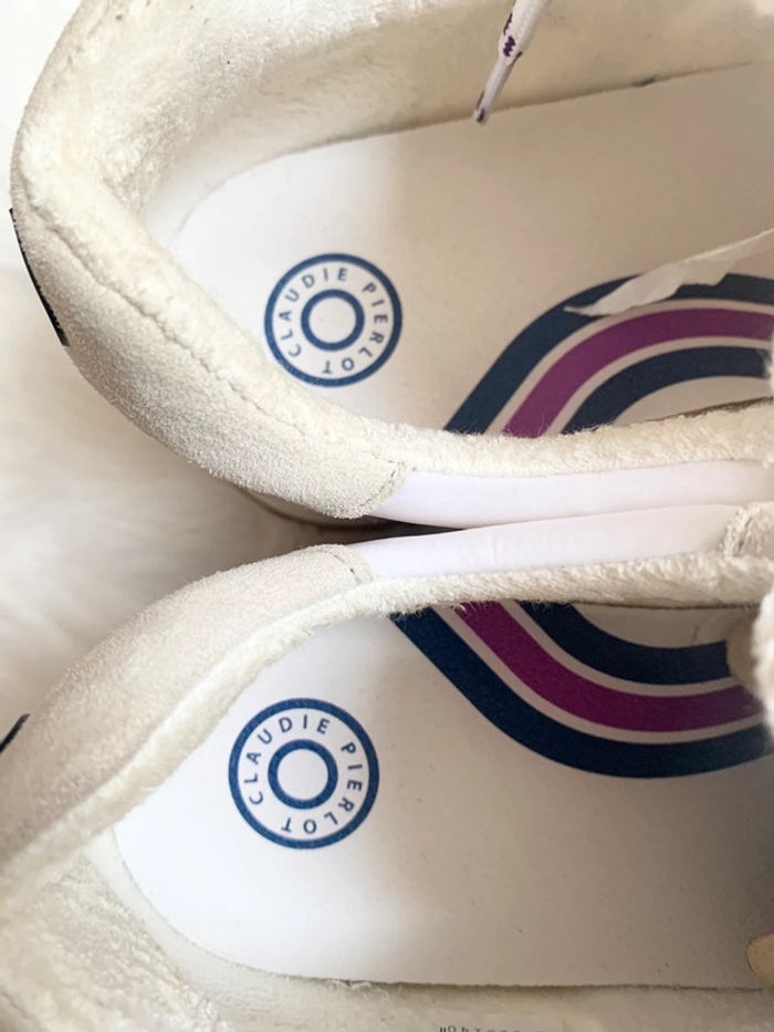Très belle baskets en cuir suédé Claudie Pierlot Paris | pointure 41 | neuf avec étiquette - photo numéro 9