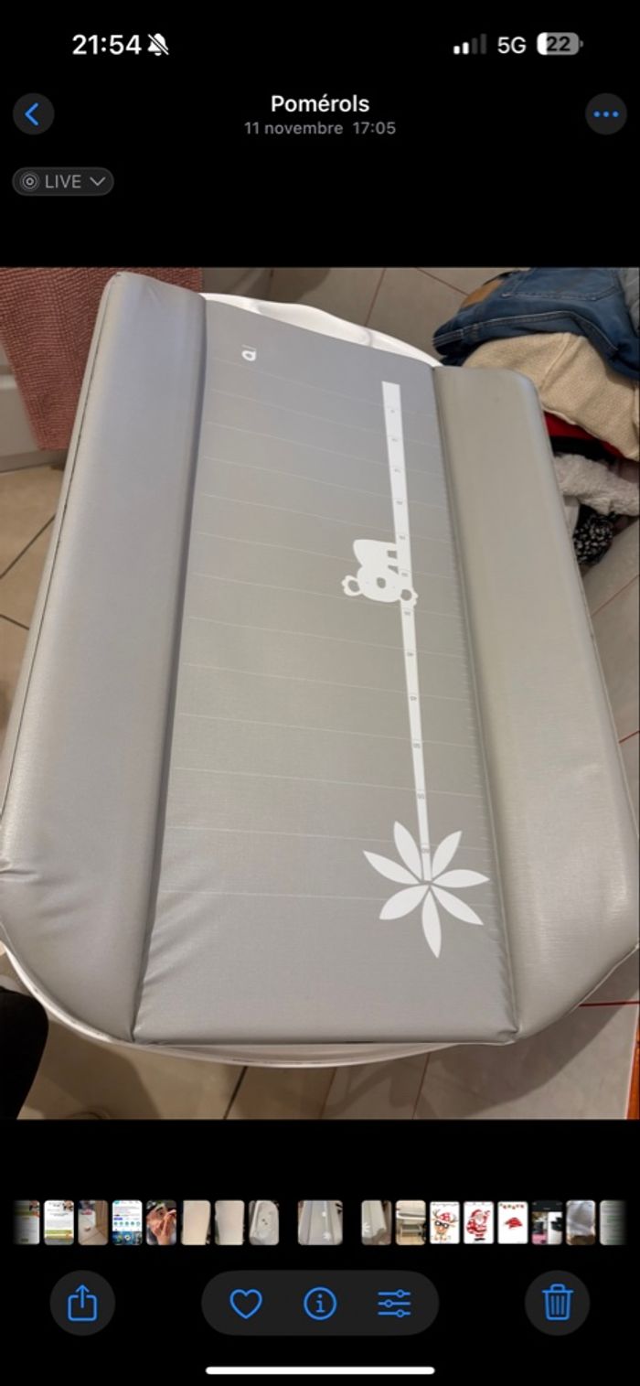 Table à langer avec baignoire - photo numéro 2