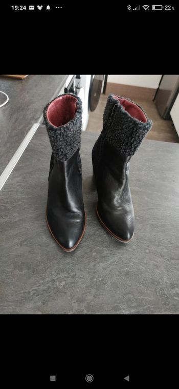 Paire de bottine pointure 37