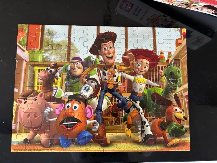 Puzzle en bois toys story 3 disney 100 pièces en bois