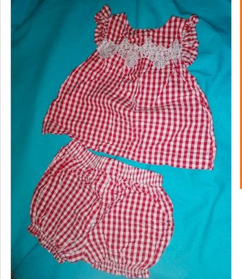 Ensemble type vichy 6 mois