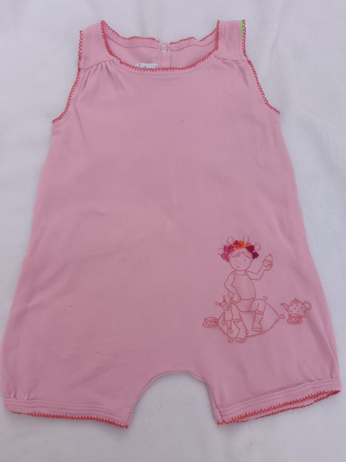 Barboteuse, combi short fille Petit bateau