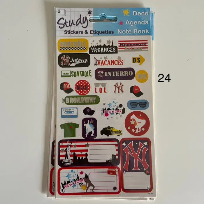 Étiquettes cahier fournitures - photo numéro 6