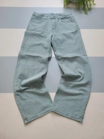 Jean vert clair baggy taille S, 38