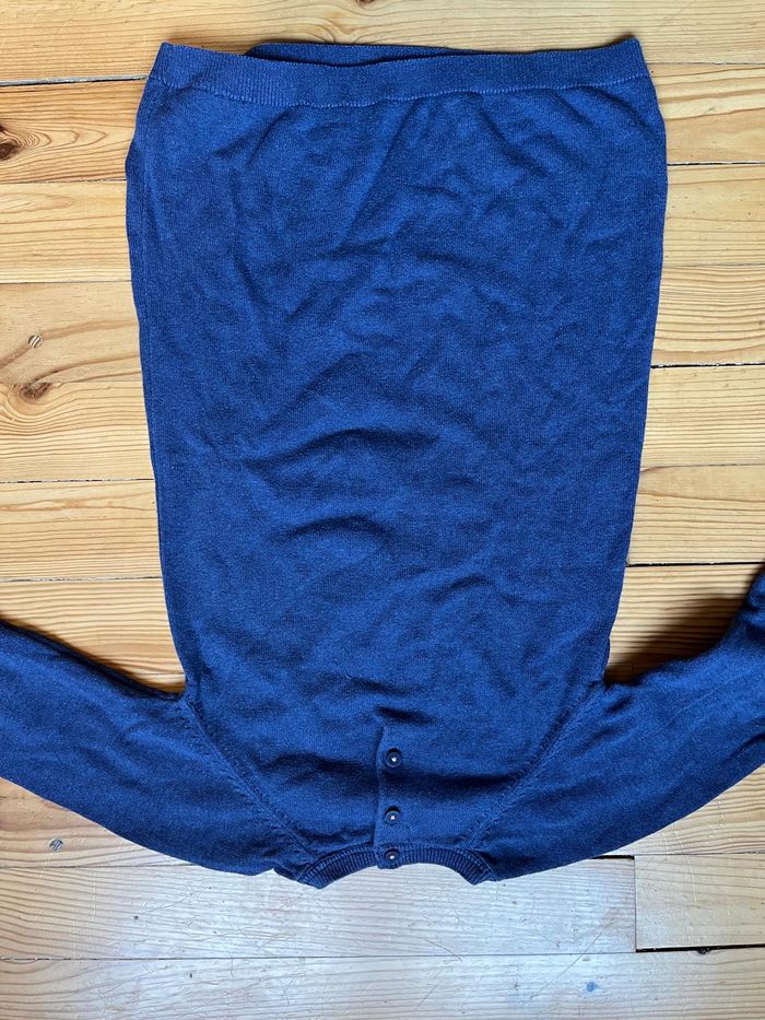 Robe pull bleue M&S 5-6 ans - photo numéro 3