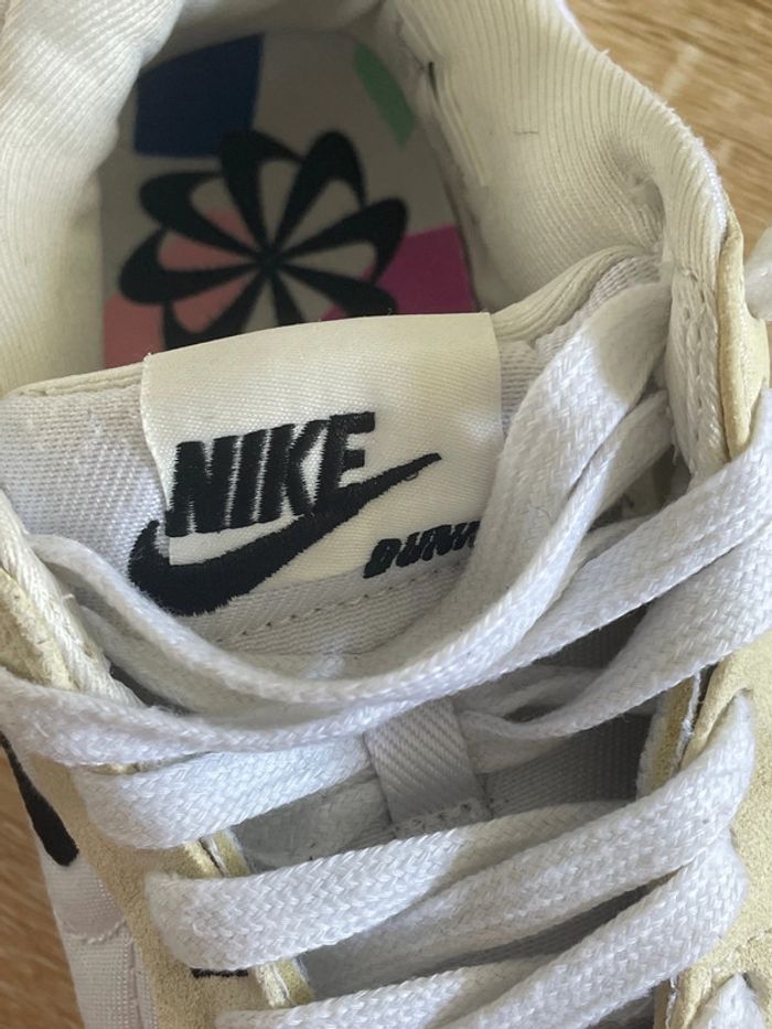 Baskets blanches et jaune pâle/crème - photo numéro 6