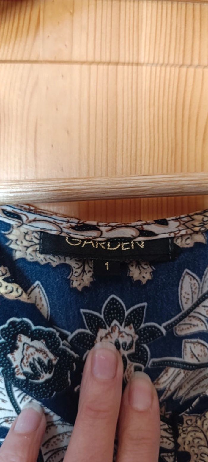 Robe longue à motif vintage / baroque - photo numéro 4