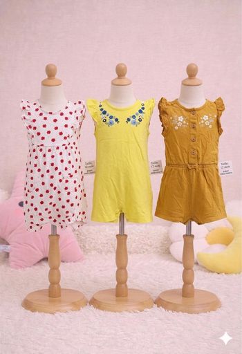 Lot 3 combi short T18 mois