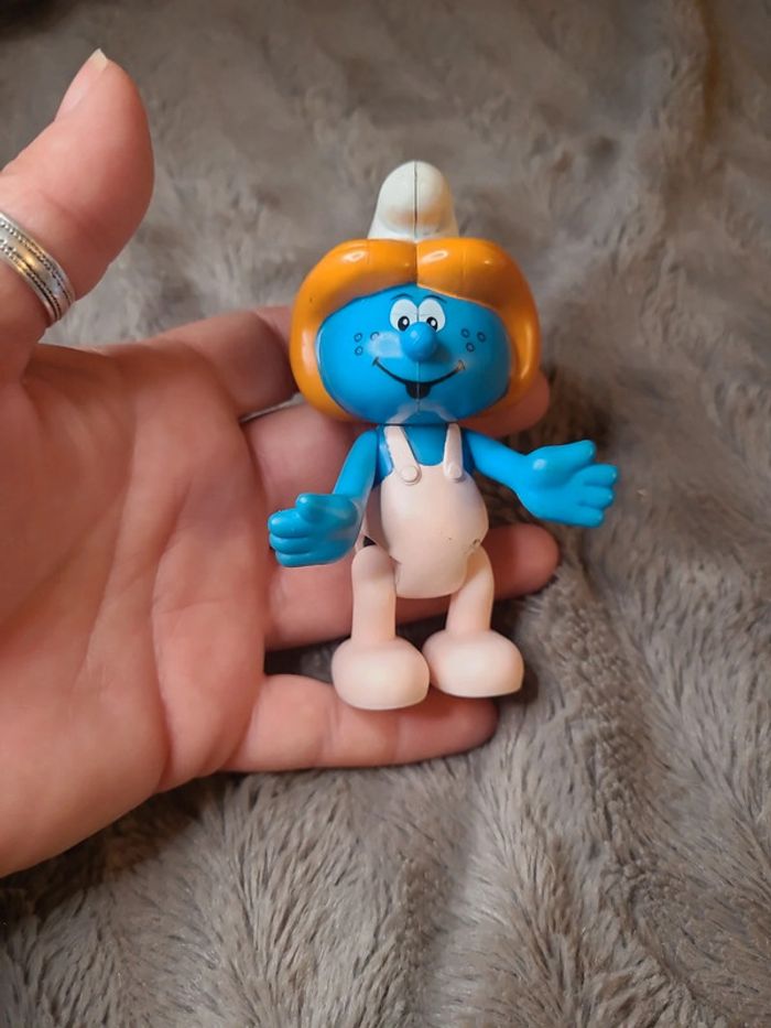 figurine schtroumpfette articulée