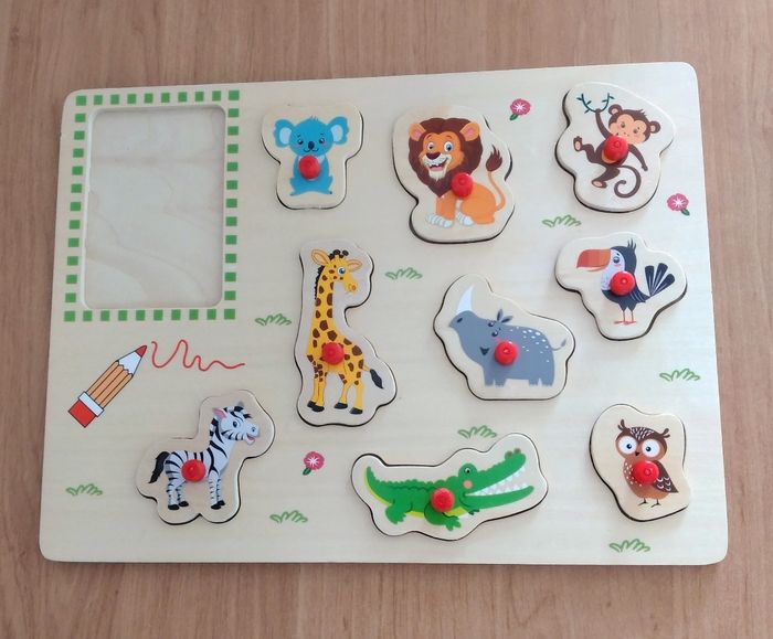Lot de 2 puzzles en bois - photo numéro 3