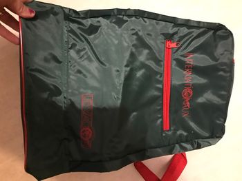 Sac à dos mixte couleur vert neuf avec étiquette