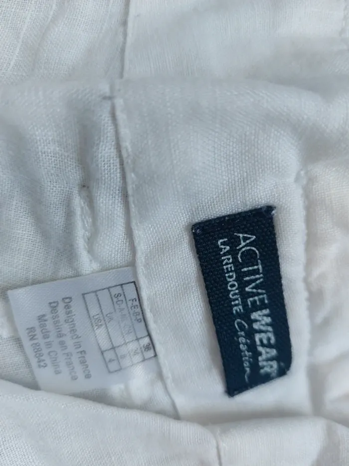 Short lin blanc t 36 - photo numéro 3