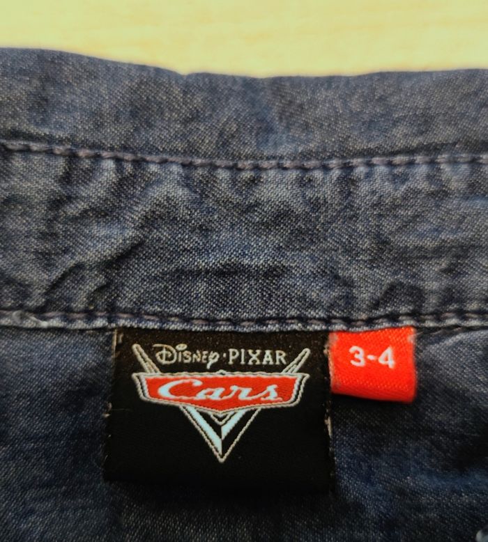 Chemise 🌿 en jean 🐦 Cars Disney ✨ 3 ans 🧸 - photo numéro 10