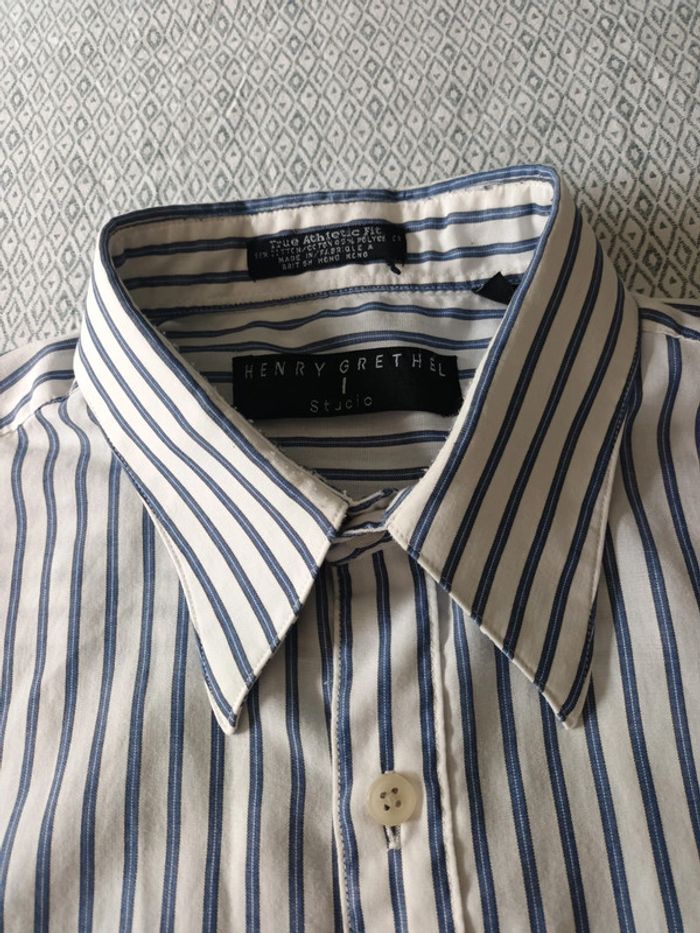 Chemise à rayures manches longues - photo numéro 7
