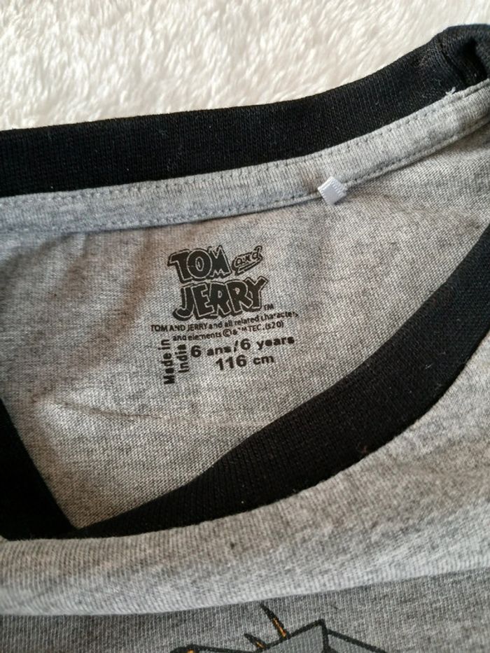 Tee-shirt Tom et Jerry taille 6 ans - photo numéro 3