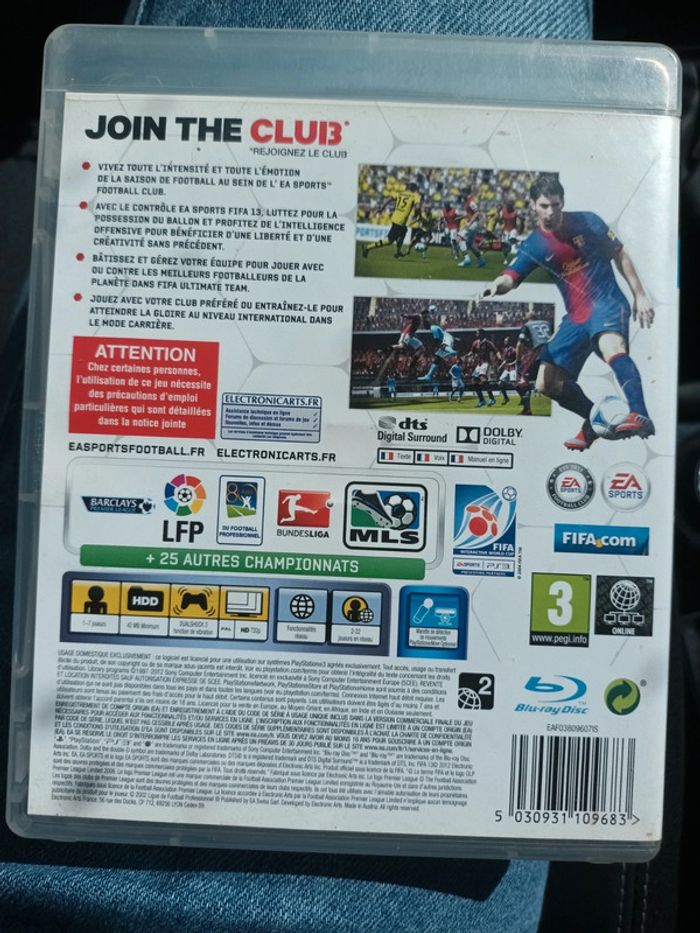 Jeu fifa 13 PS3 - photo numéro 2