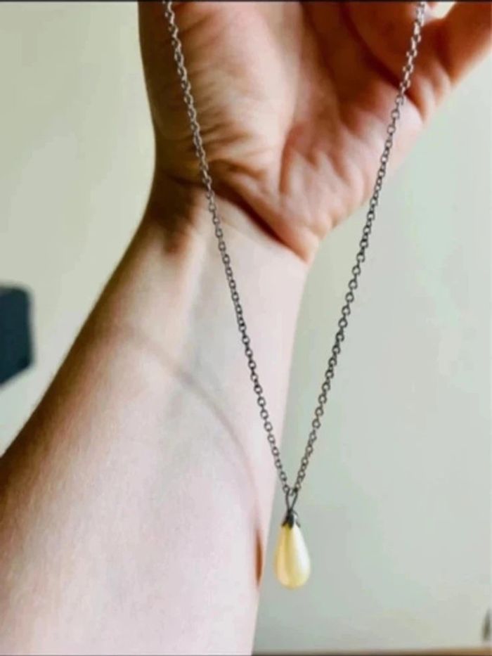 Sublime collier goutte nacré - photo numéro 5