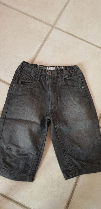 Bermuda jean noir