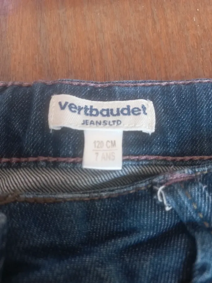 Jeans Vertbaudet 7ans 120cm - photo numéro 3