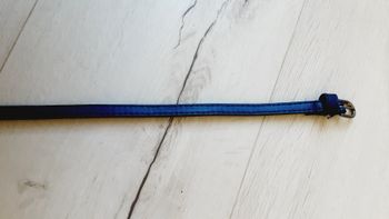 Ceinture fille bleue 75 cm 1cm de large