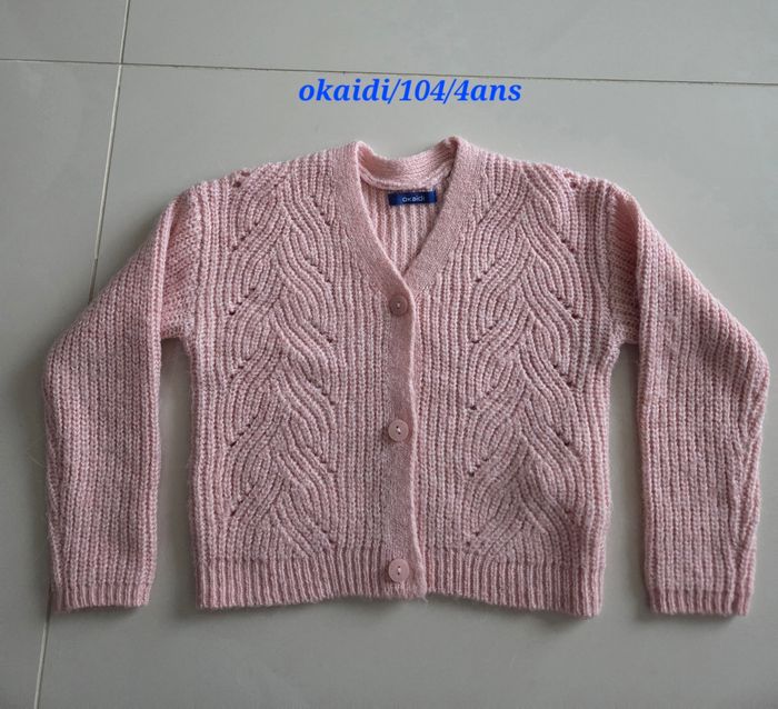 Gilet Okaïdi 4 ans fille