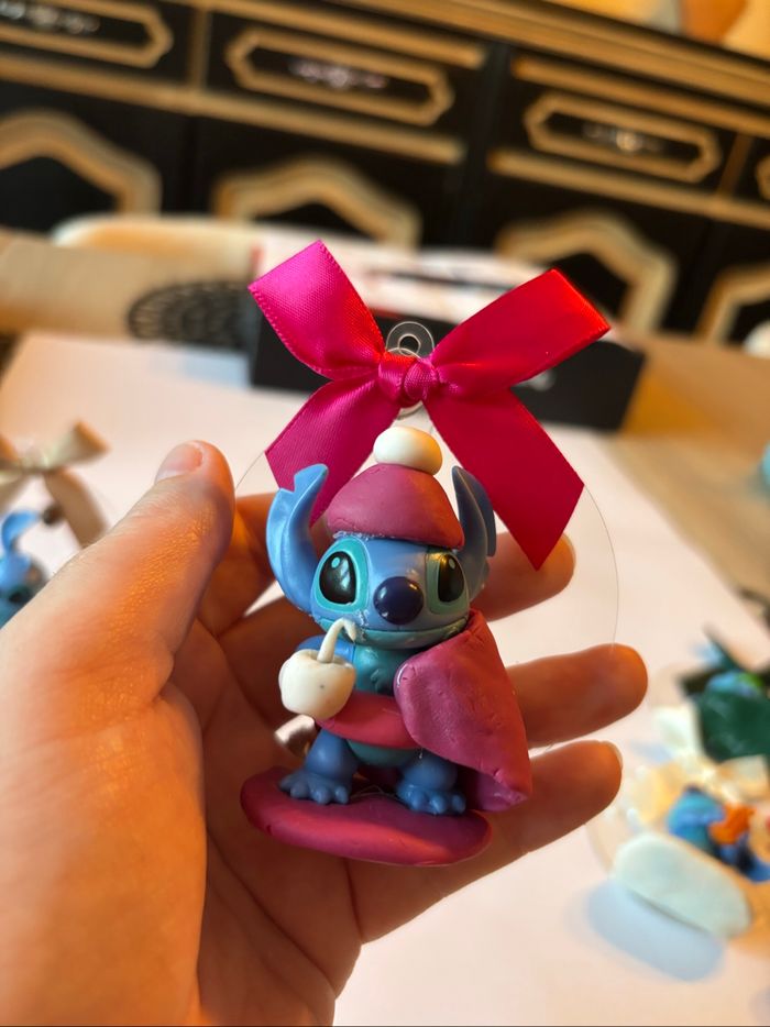 Lot de Boule de Noël 3D stitch - photo numéro 3