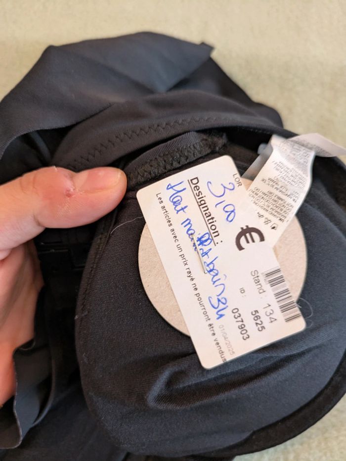 Haut de maillot de bain noir 34 - photo numéro 4