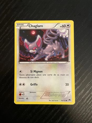 Carte Pokémon Chaglam 93/122