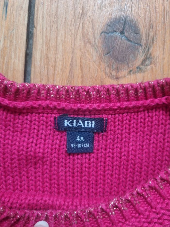 Pull laine rose 3 ans - photo numéro 2