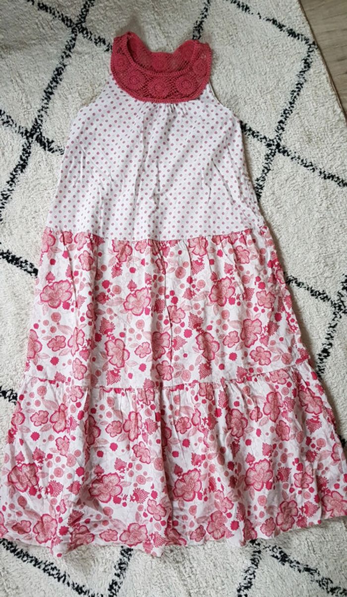 Robe longue fille sans manches Vertbaudet