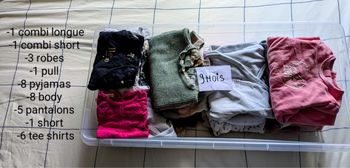 Lot de 34 vêtements 9 mois