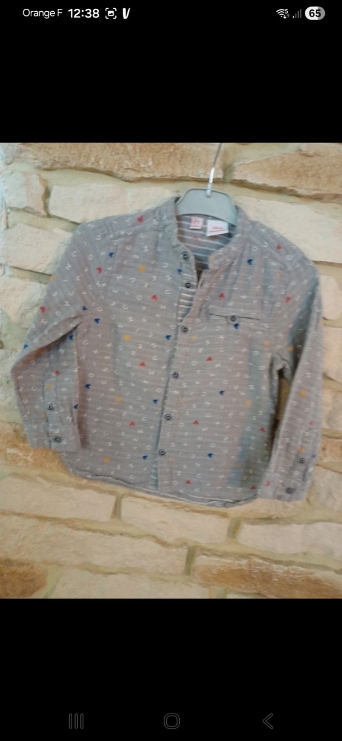 Chemise garçon taille 4 ans