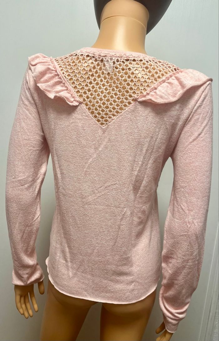 Pull rose à volants Jennyfer - photo numéro 5