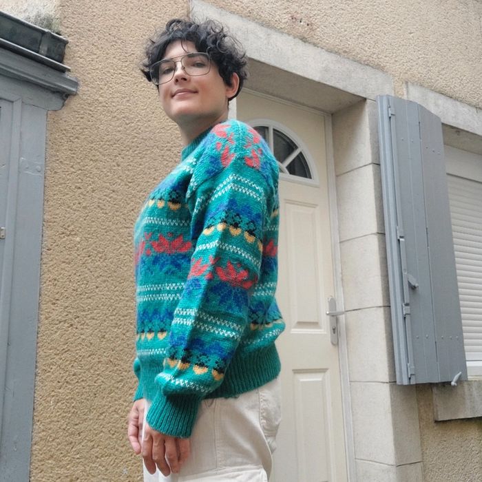Pull Vintage pour taille M - photo numéro 2