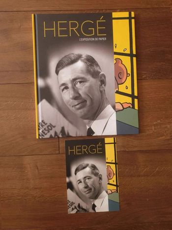 Livre  Hergé L'exposition de  papier  EO  2016