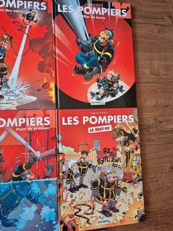 Lot de 5 bandes dessinées Les pompiers - photo numéro 3