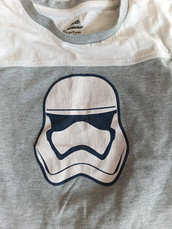 Lot de 2 t shirt star Wars été 3 ans - photo numéro 2