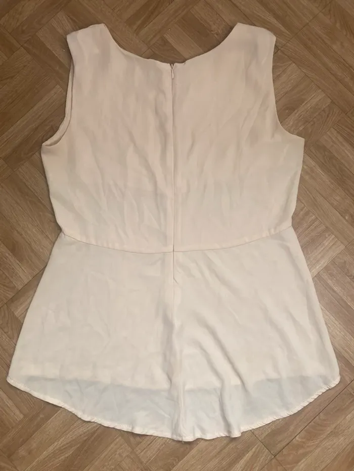 Top sans manches rose perlé vintage Ivivi - photo numéro 4