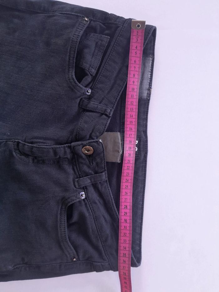 Jean slim taille basse Dolce&Gabbana reteinté en noir - photo numéro 14