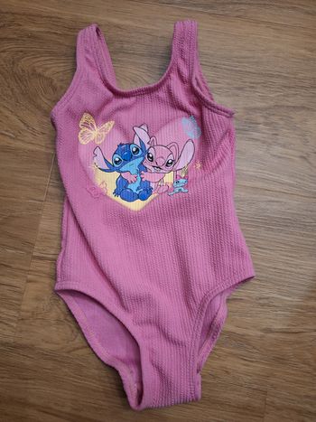 Maillot de bain rose Lilo et Stitch