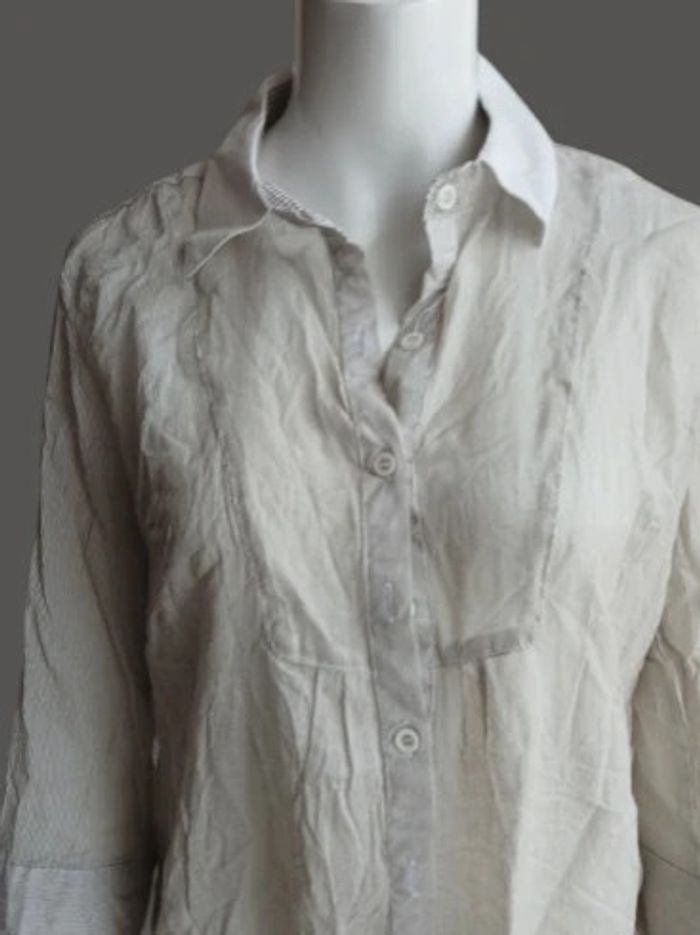 Chemise transparente manches 3/4 ( lire mesures avant achat) - photo numéro 2