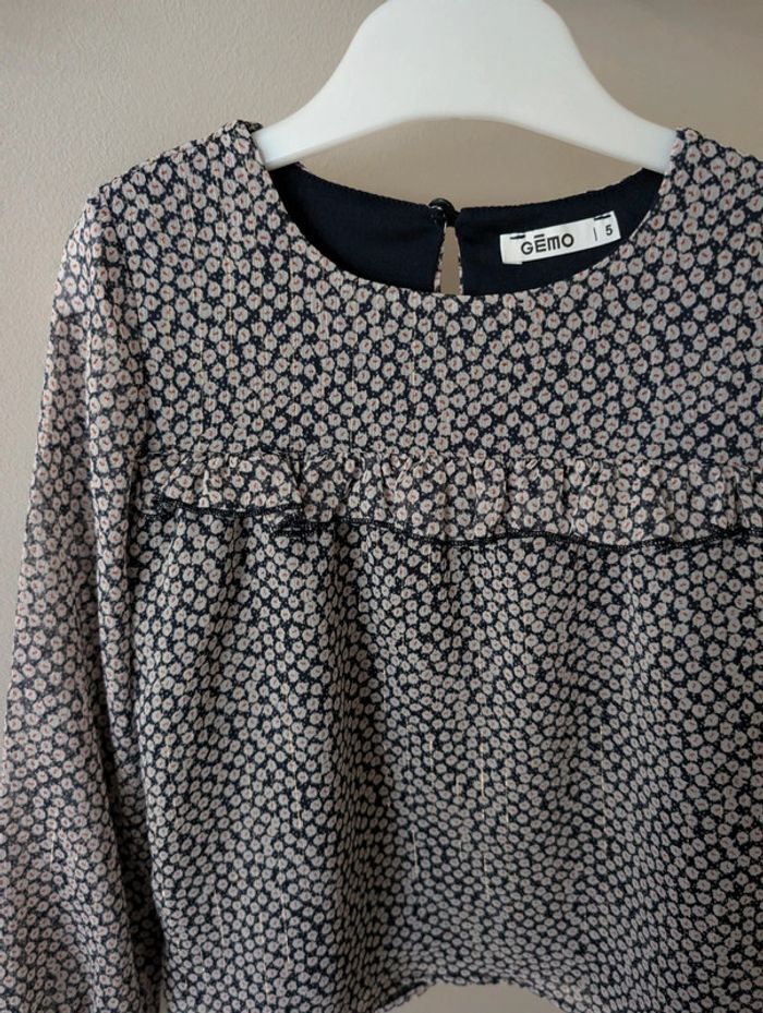 Blouse légere fleurie 5 ans Gémo - photo numéro 2